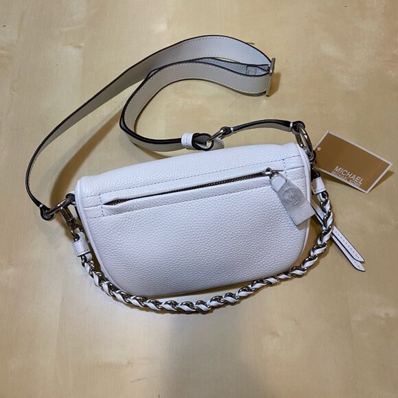 MICHAEL KORS Slater Belt Bag – Optic White Pebbled Leather - NWT - Picture 2 of 6